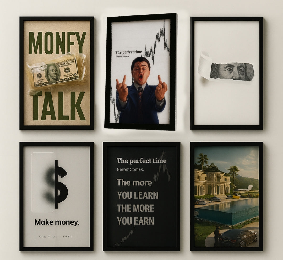 Money & Hustle Wall Art